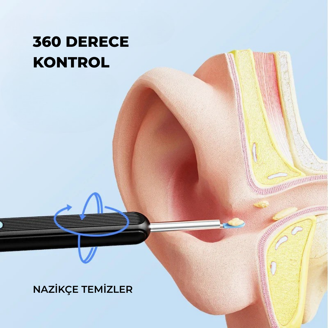 Kameralı Kulak Temizleme Seti